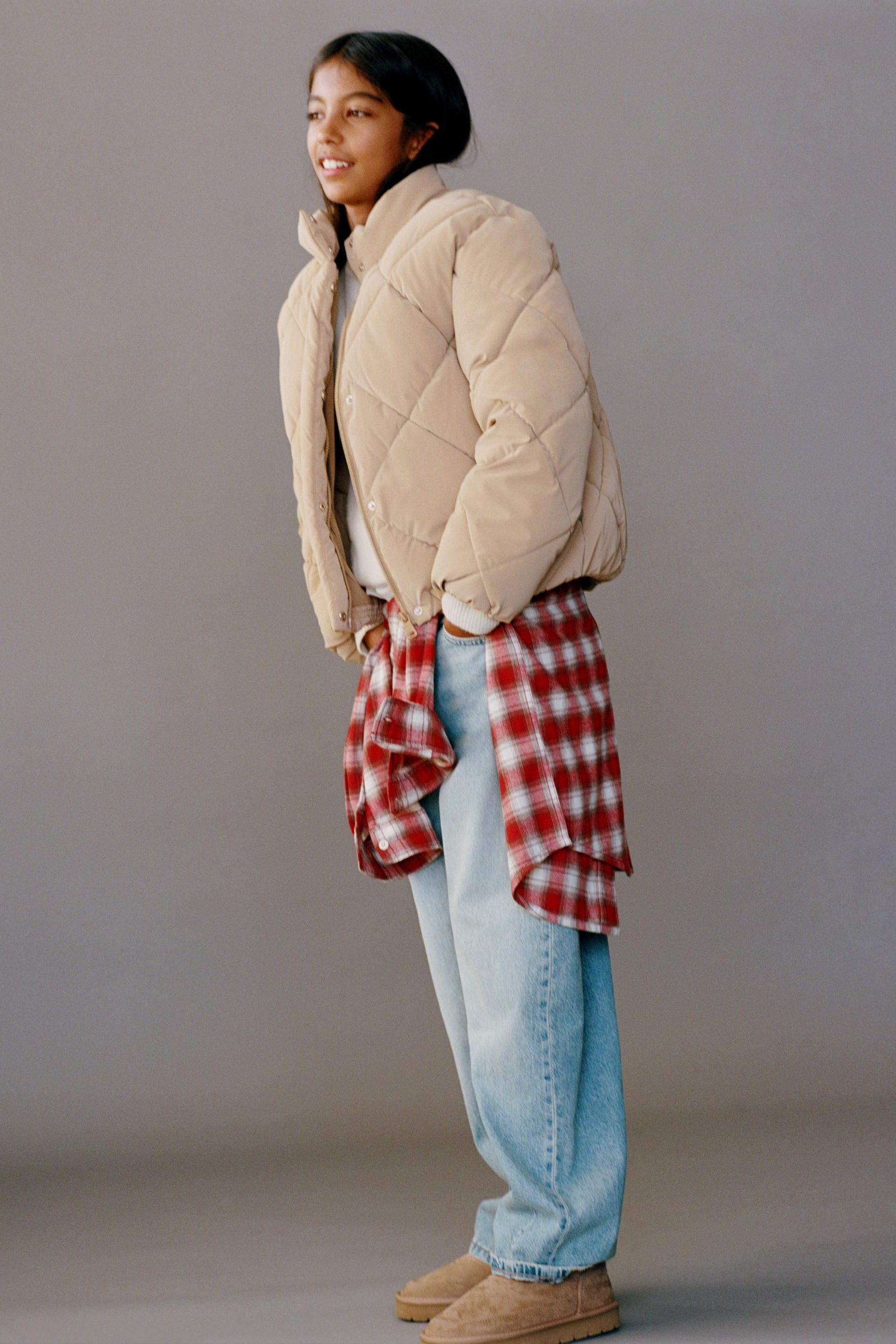 RUBBERISED PUFFER JACKET - Image 1