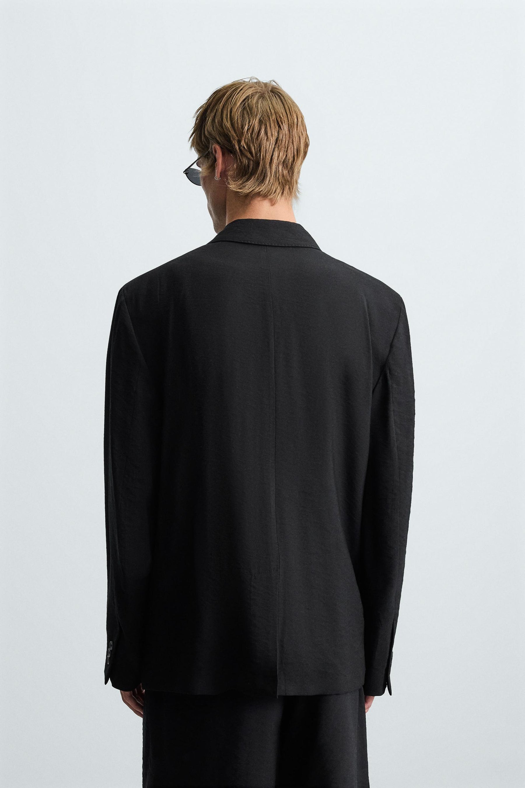 RELAXED FIT FLUID BLAZER - Image 3