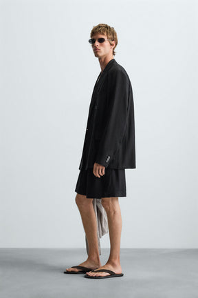 RELAXED FIT FLUID BLAZER - Image 4