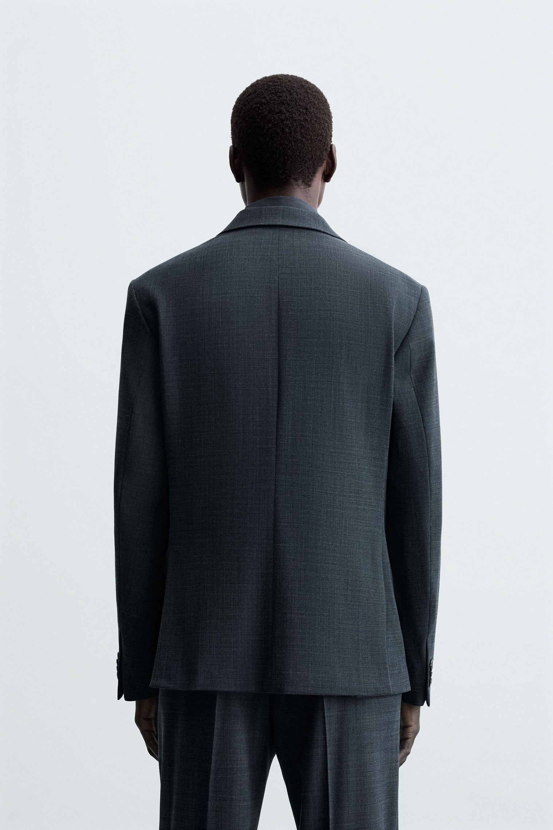 TEXTURED SUIT BLAZER - Image 3