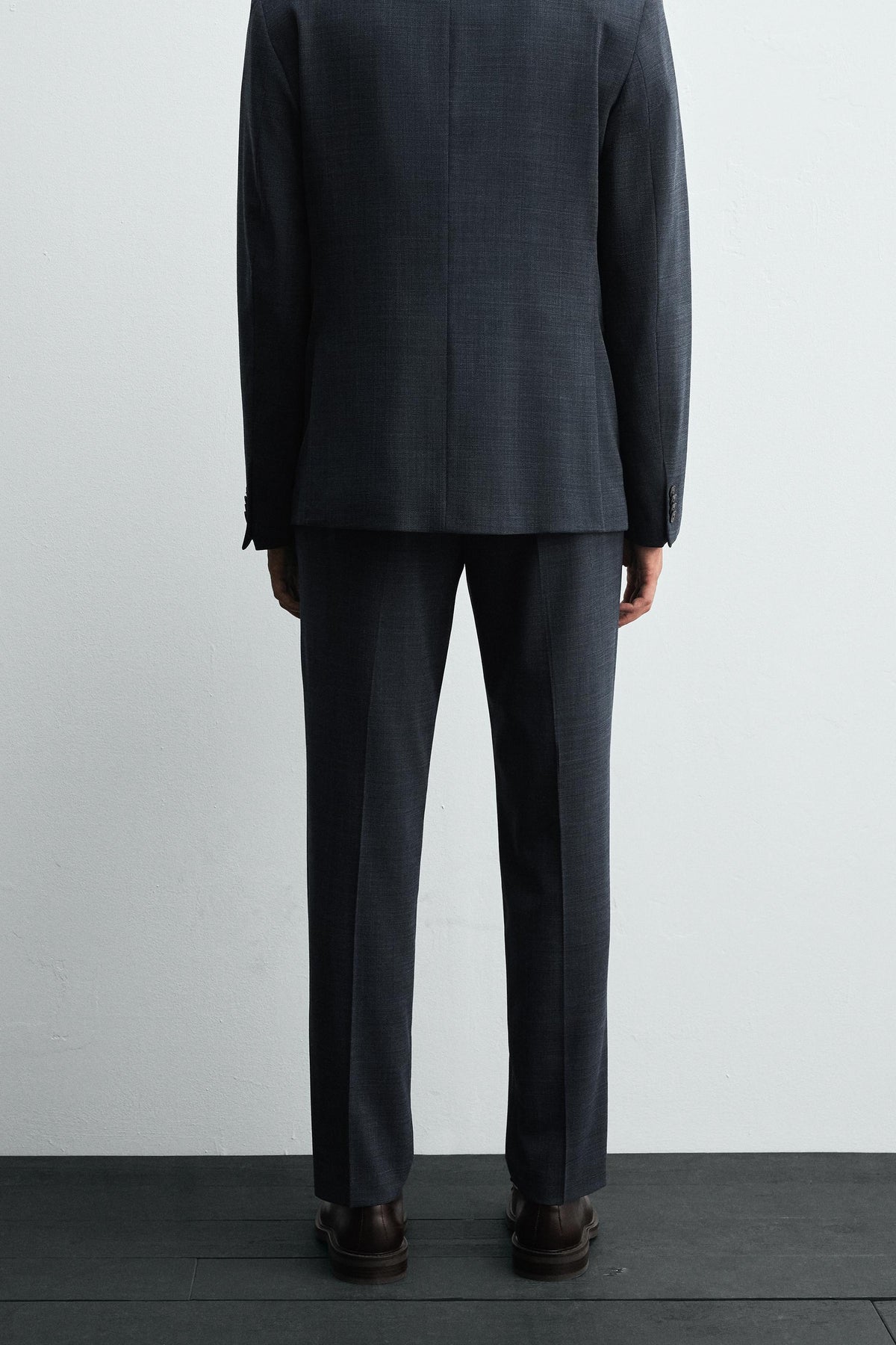 TEXTURED SUIT TROUSERS - Image 2