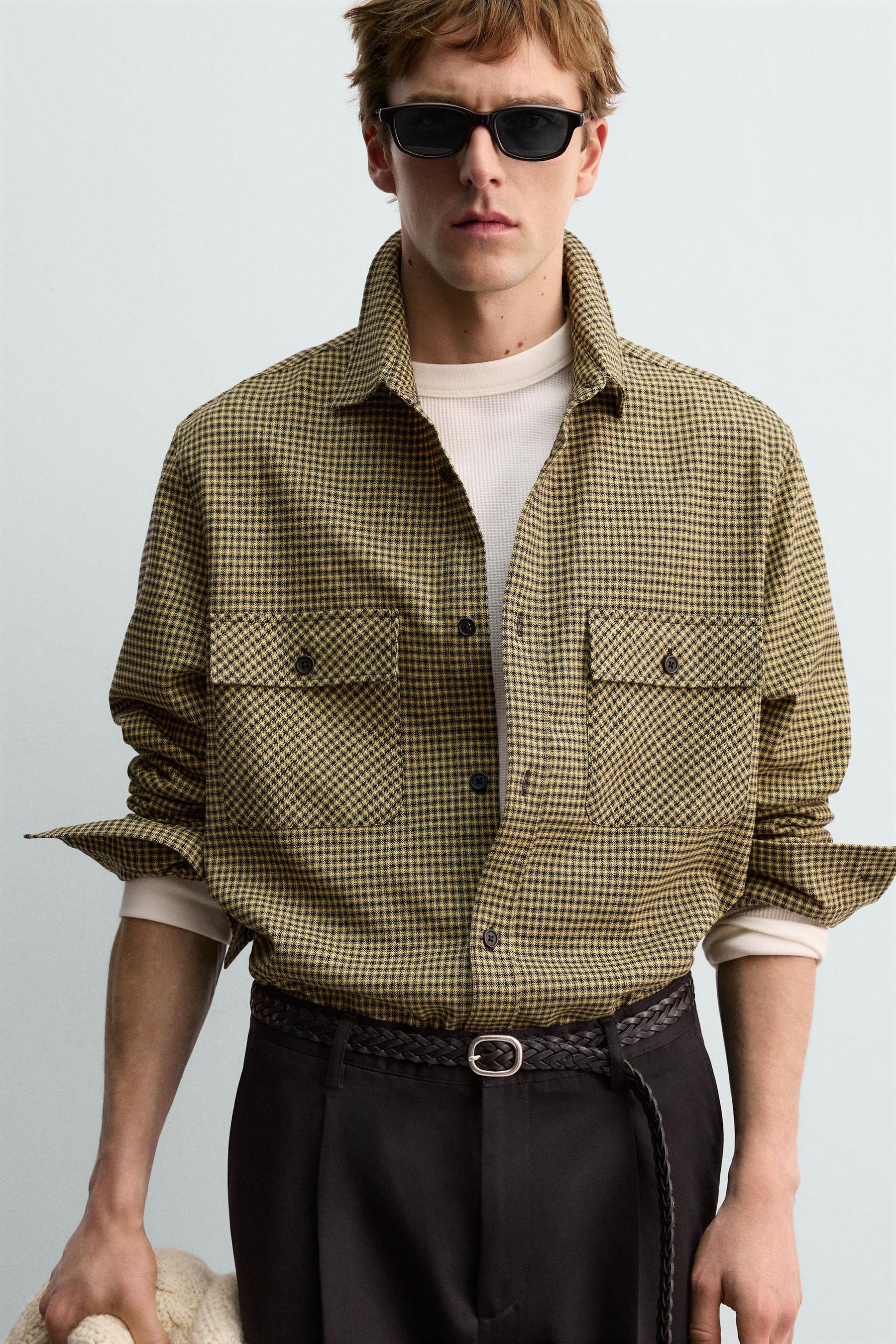 CHECK FLANNEL SHIRT AARON LEVINE X - Image 5