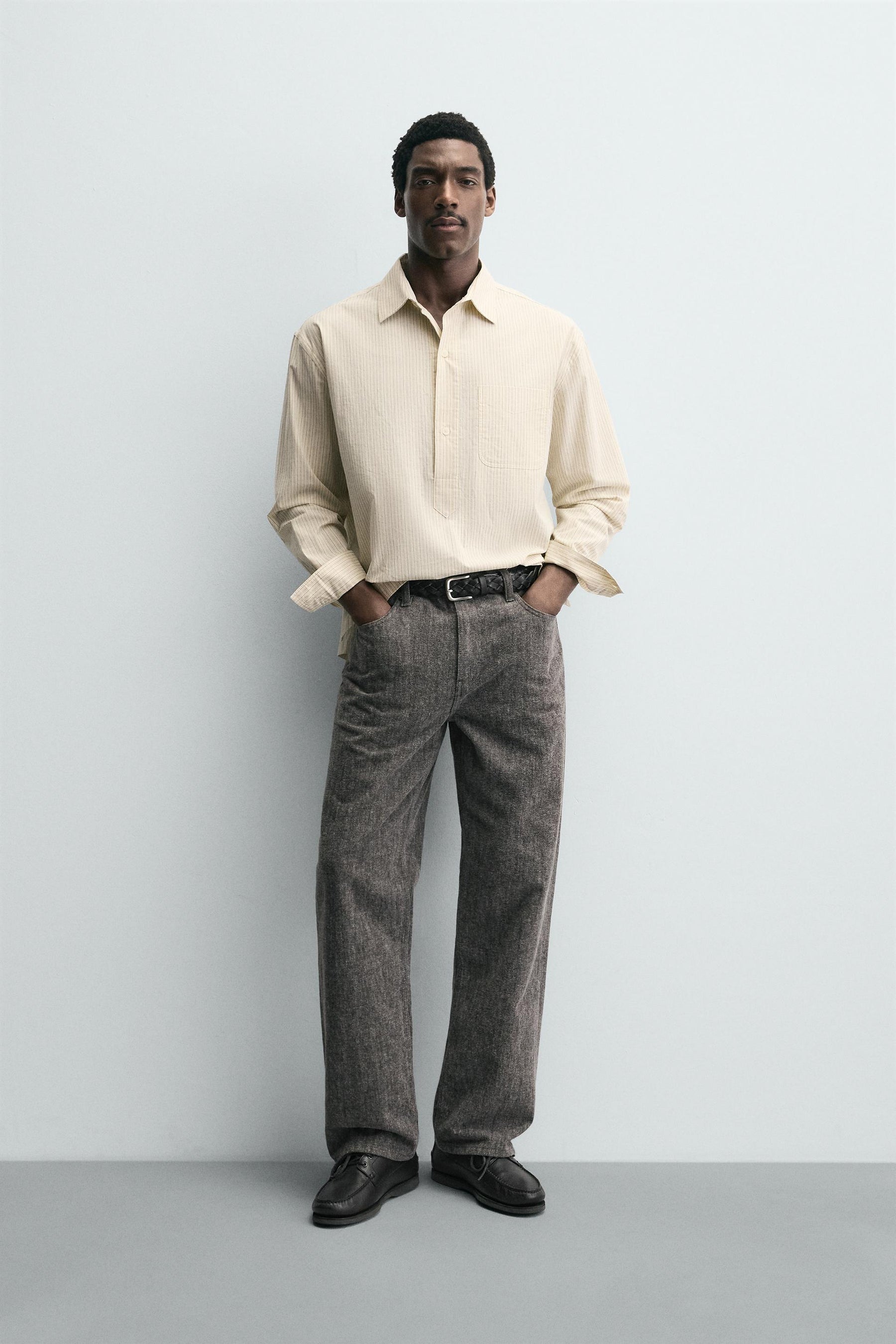 STRIPED POLO SHIRT - Image 1