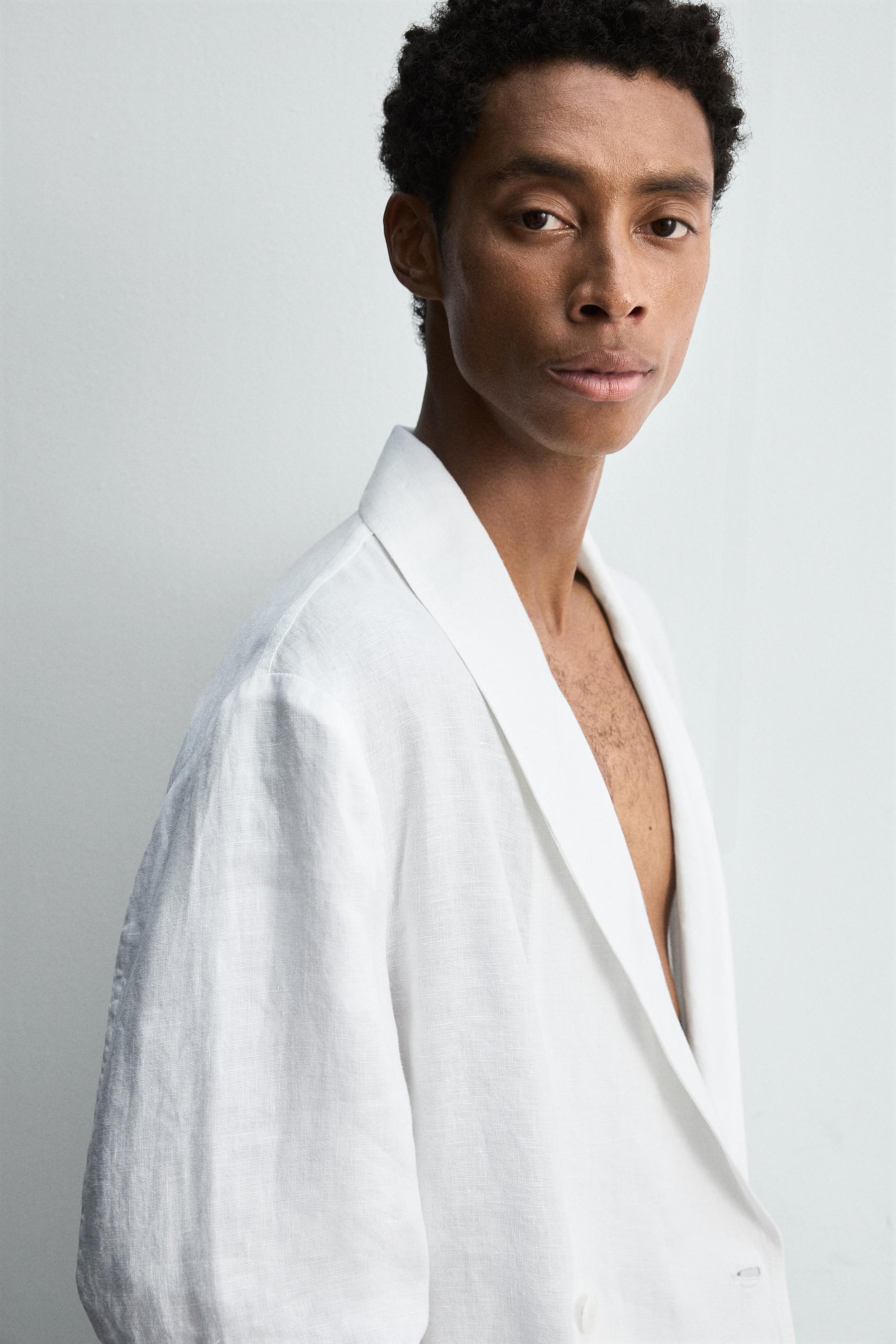 RELAXED FIT LINEN BLAZER - Image 5