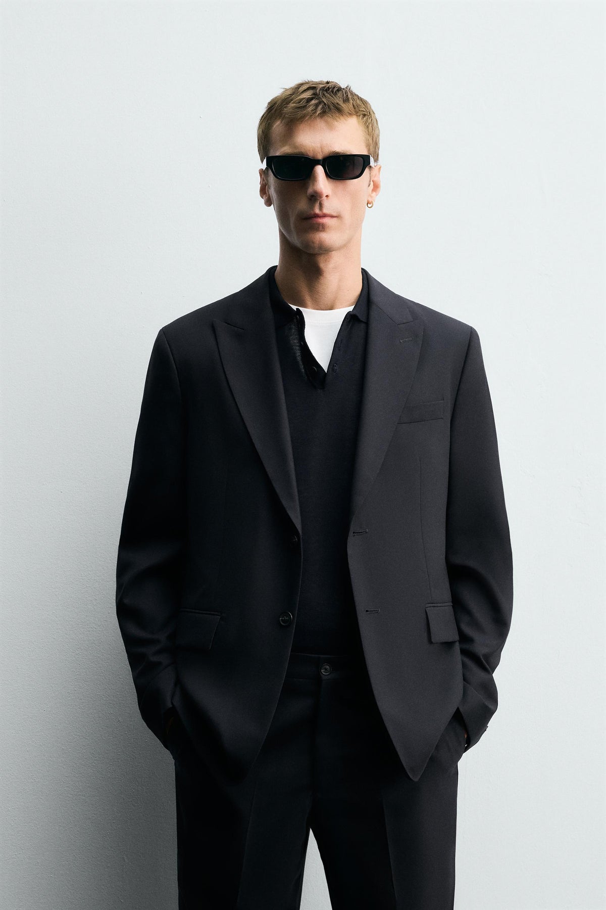 HERRINGBONE SUIT BLAZER - Image 1