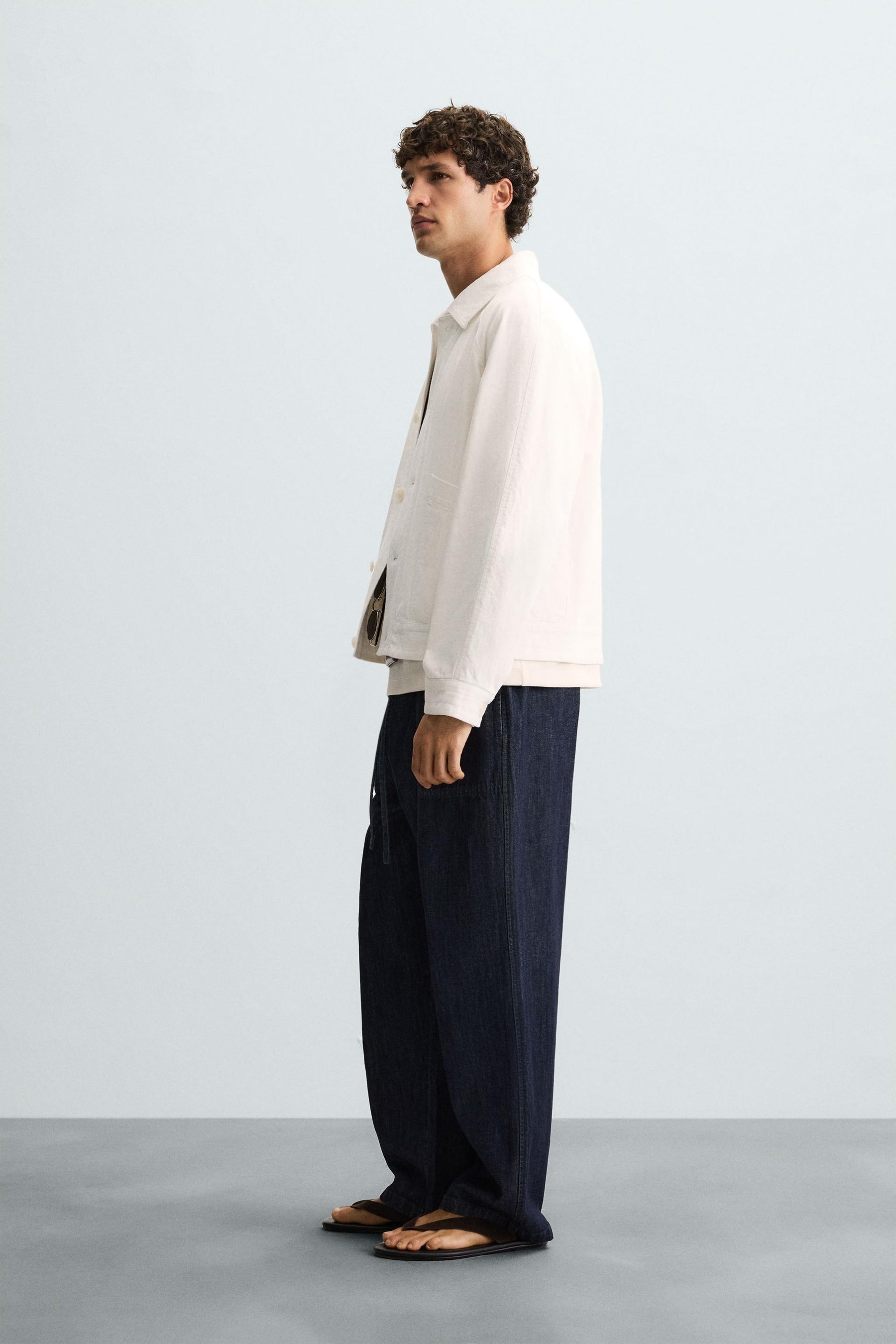 LINEN/COTTON JACKET - Image 4