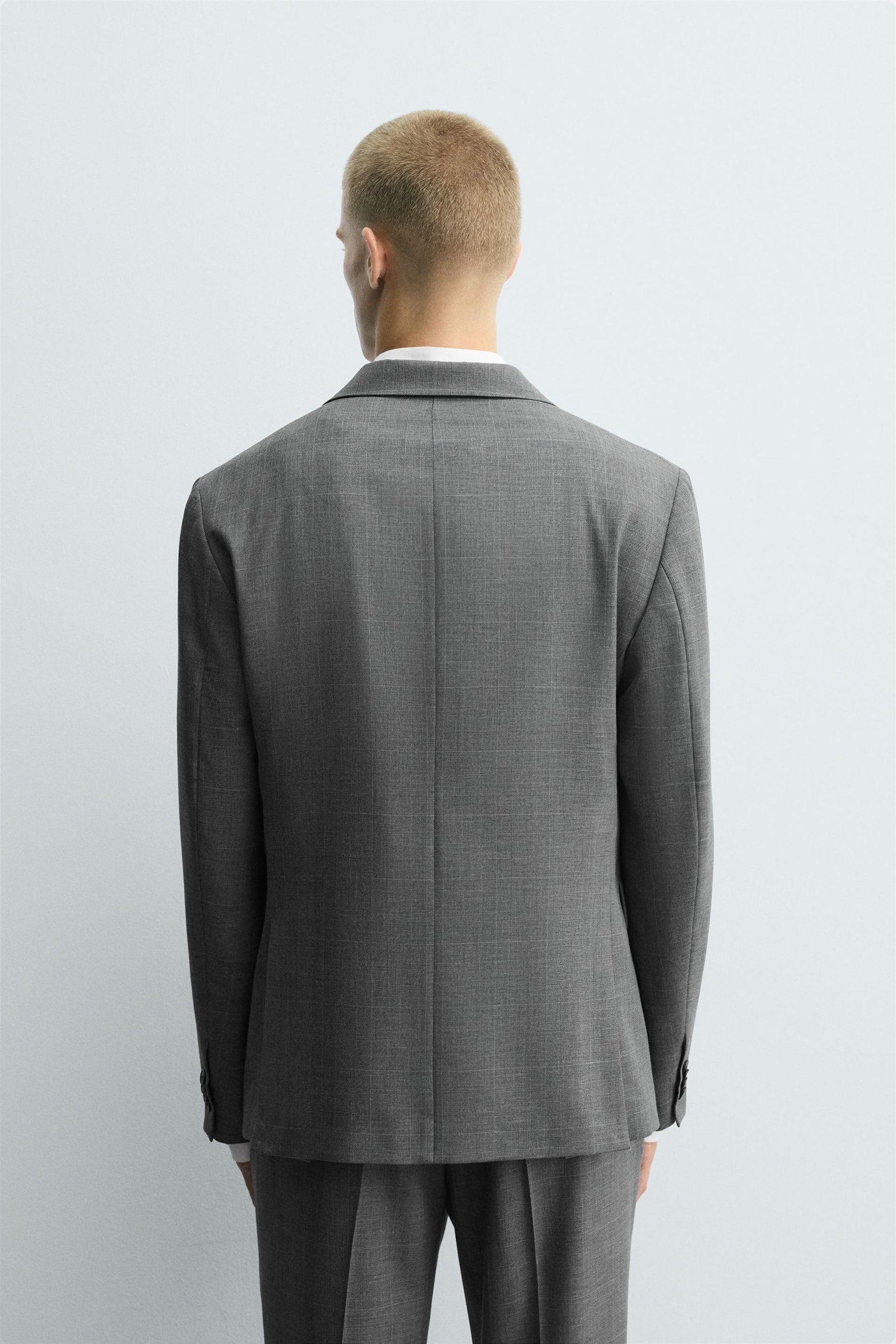 CHECK SUIT BLAZER - Image 3