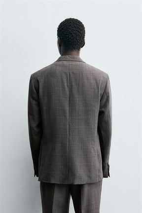 CHECK SUIT BLAZER - Image 3
