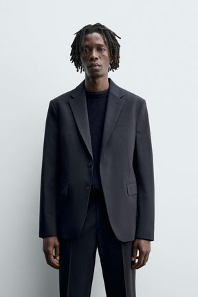 WOOL SUIT BLAZER - Image 2