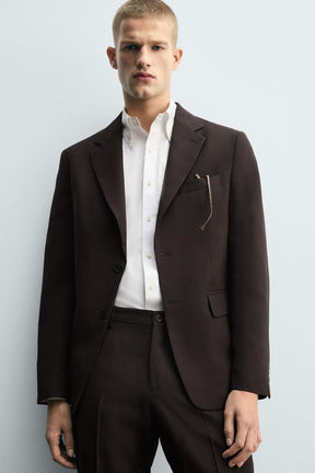WOOL SUIT TROUSERS - Image 5
