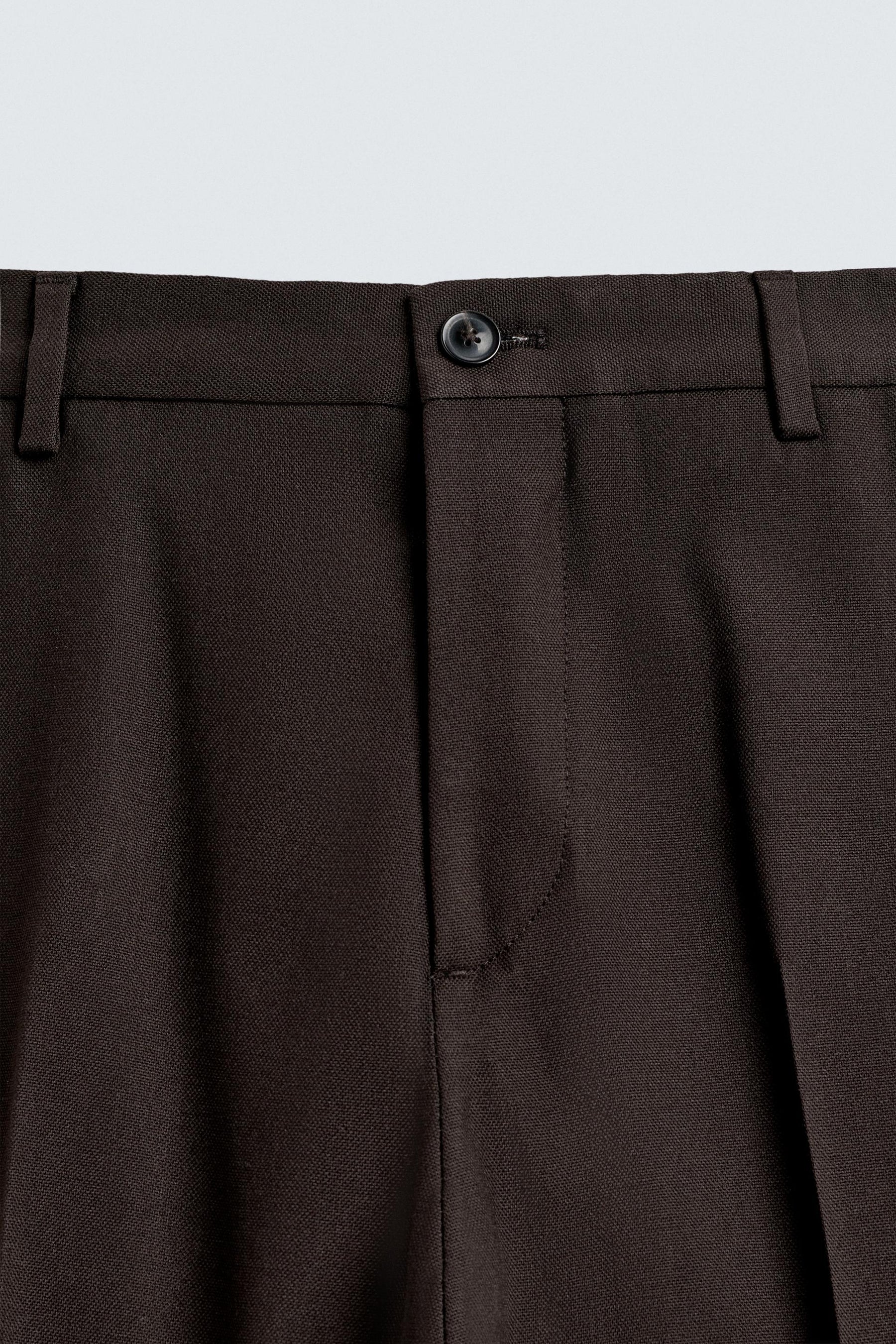 WOOL SUIT TROUSERS - Image 8