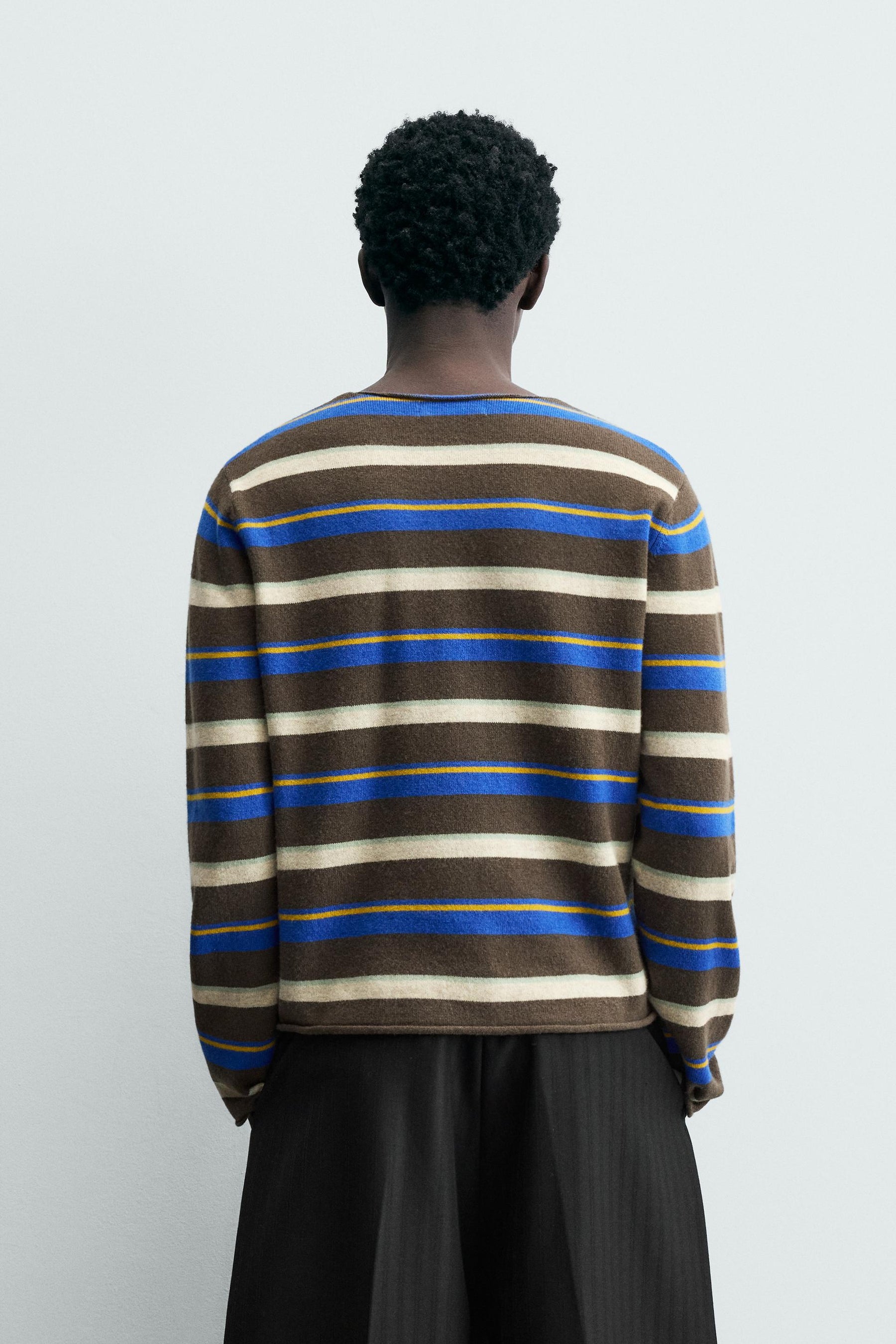 LIMITED EDITION STRIPED JACQUARD JUMPER - Image 3