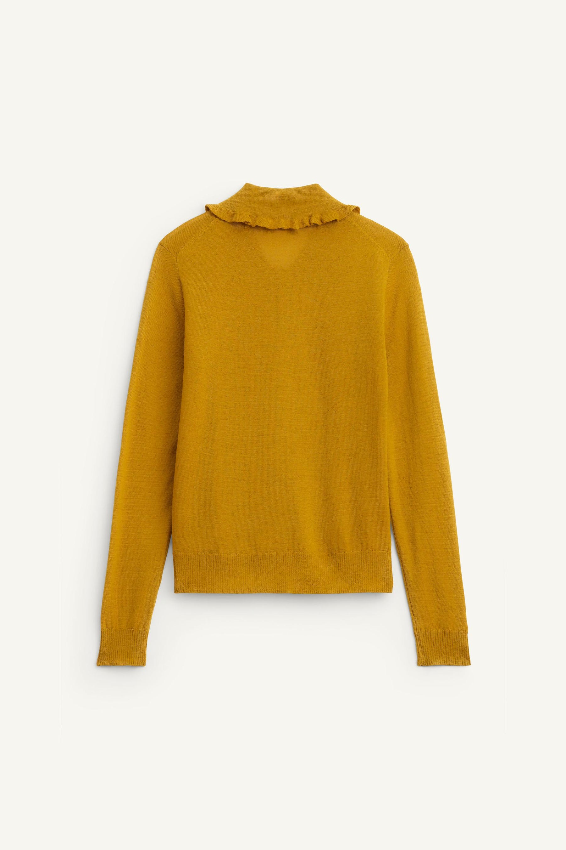 100% WOLL-RÜSCHENJACKE