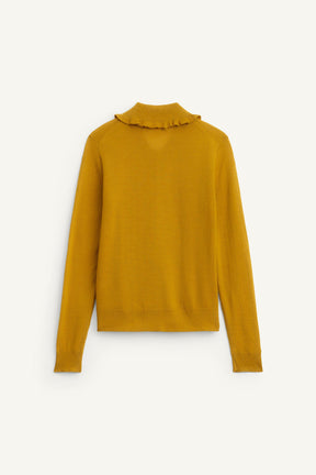 100% WOLL-RÜSCHENJACKE