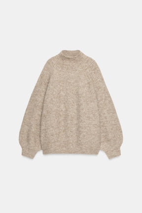 BREIT STRICKPULLOVER