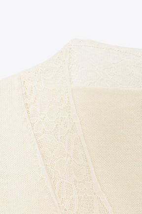 SPITZENSTRICKPULLOVER