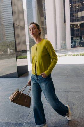 BASIC KNIT CARDIGAN WITH BUTTONS - Image 1