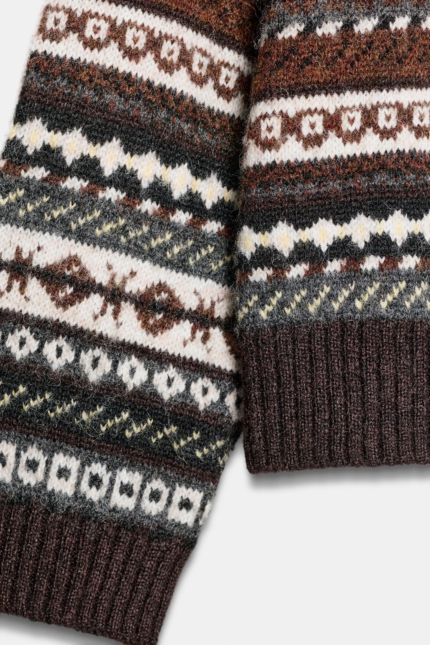 Jacquard-Strickpullover
