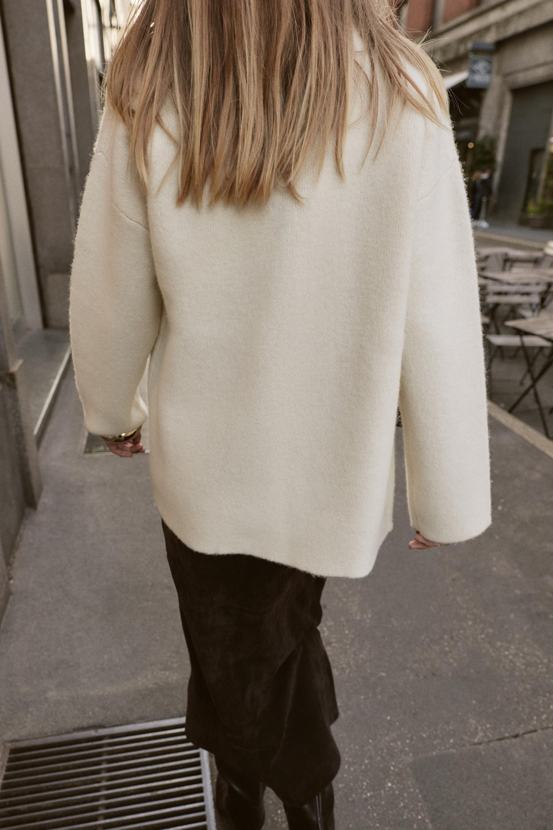 Cardigan mit V-Ausschnitt