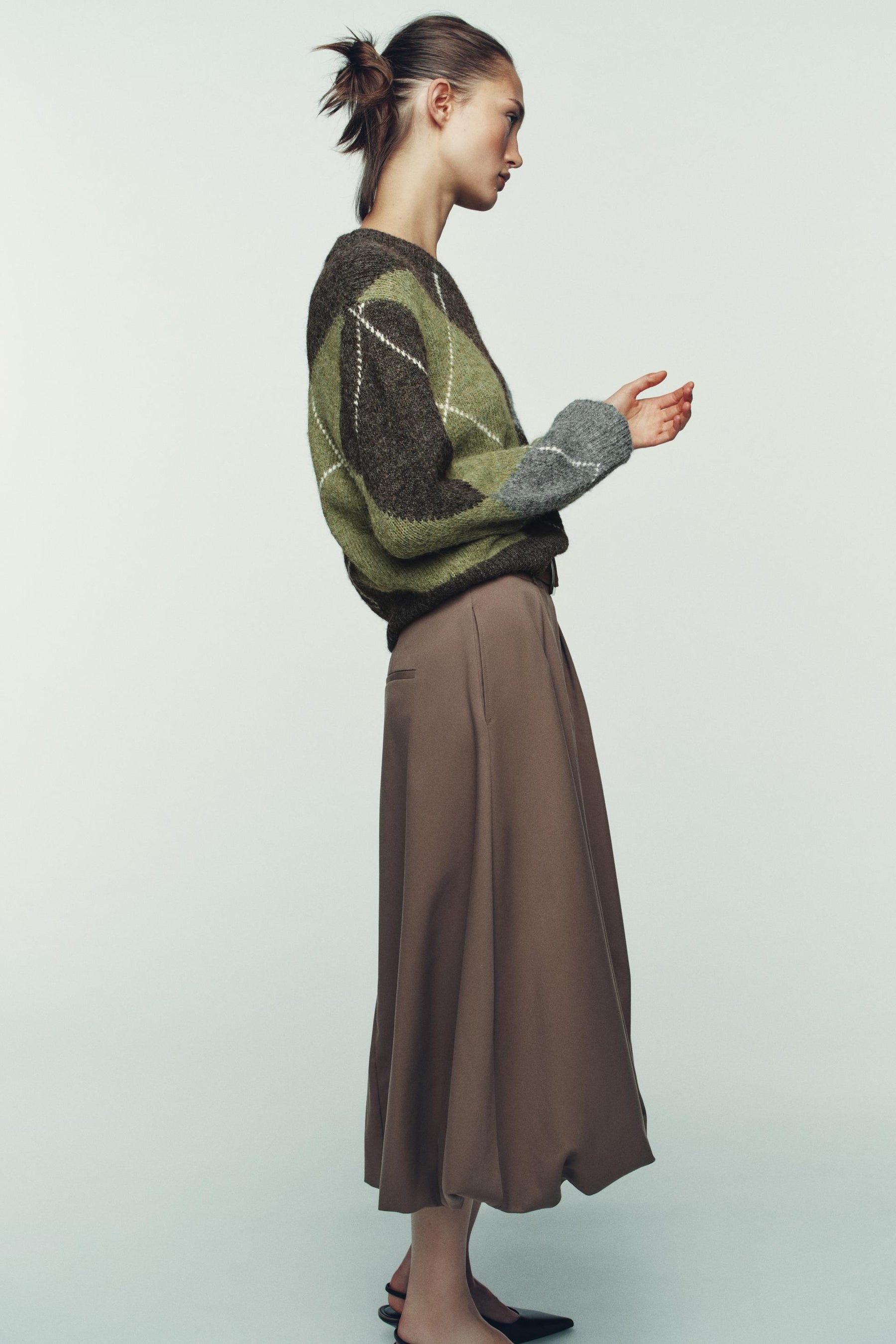 DIAMANTSTRICKPULLOVER