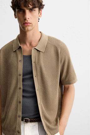 RELAXED FIT KNIT SHIRT - Image 5