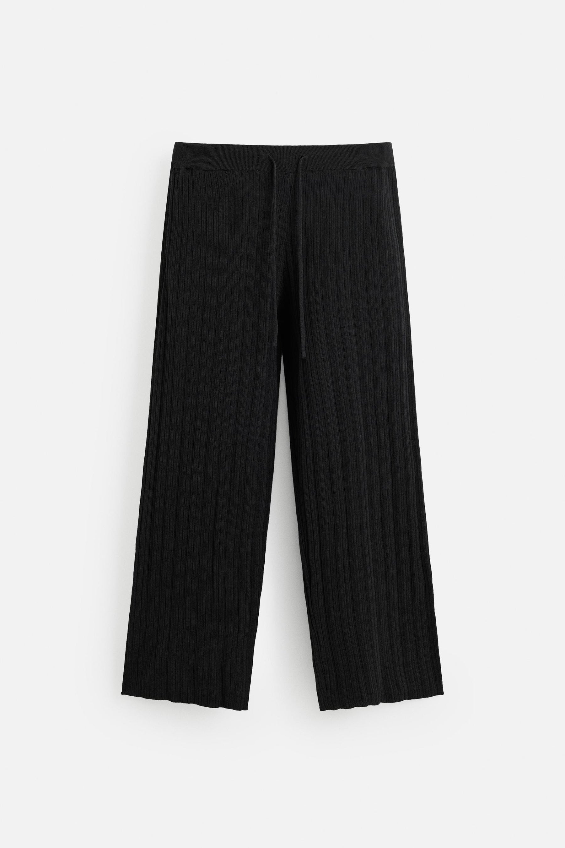 TEXTURED KNIT TROUSERS - Image 6