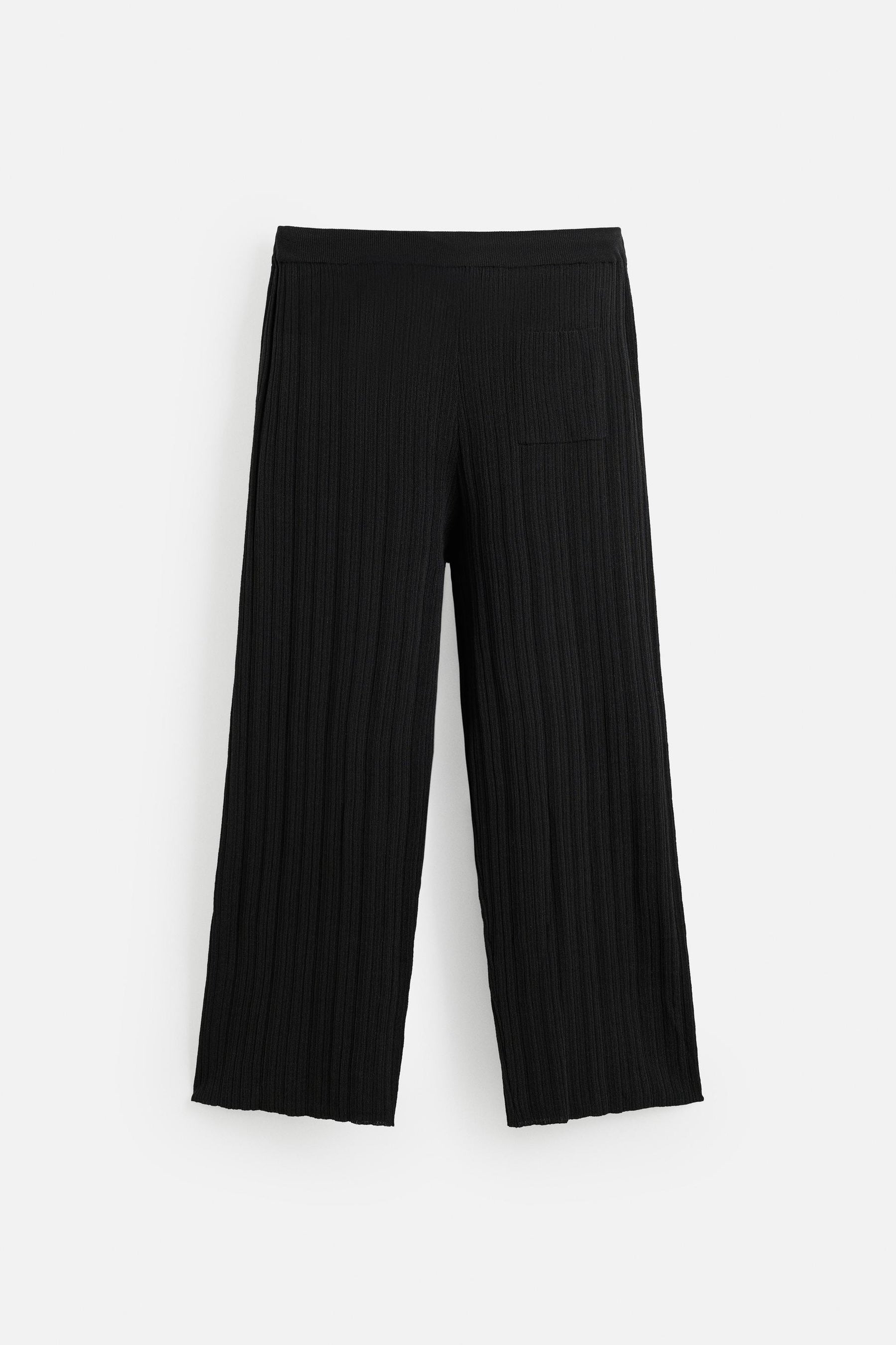 TEXTURED KNIT TROUSERS - Image 7