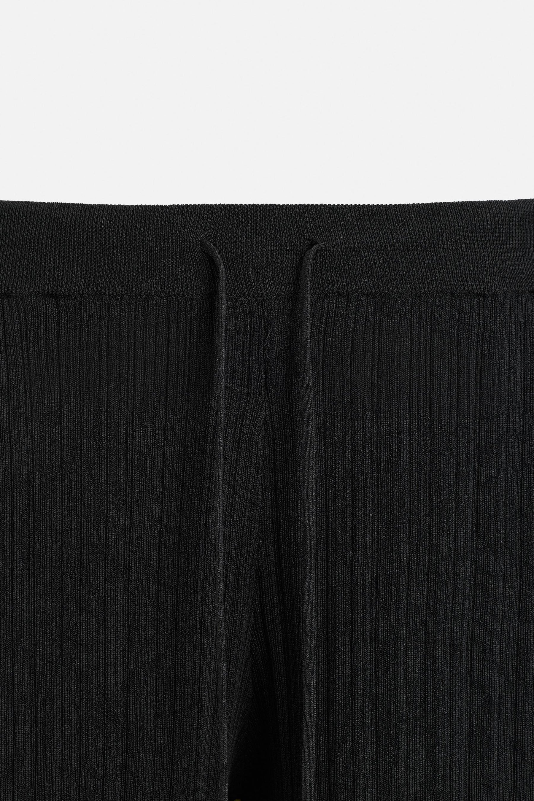 TEXTURED KNIT TROUSERS - Image 8