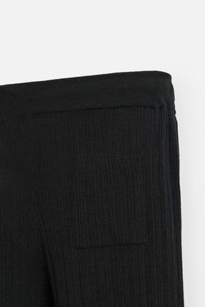 TEXTURED KNIT TROUSERS - Image 9