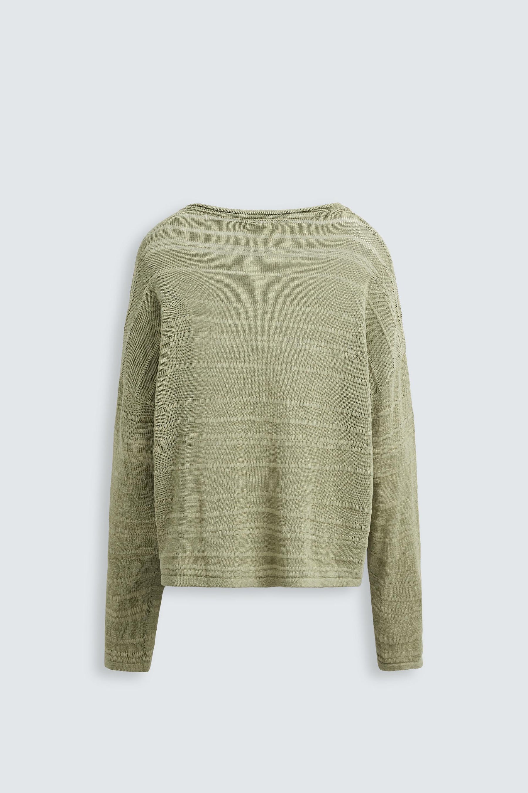 STRIPED JACQUARD SWEATER - Image 9