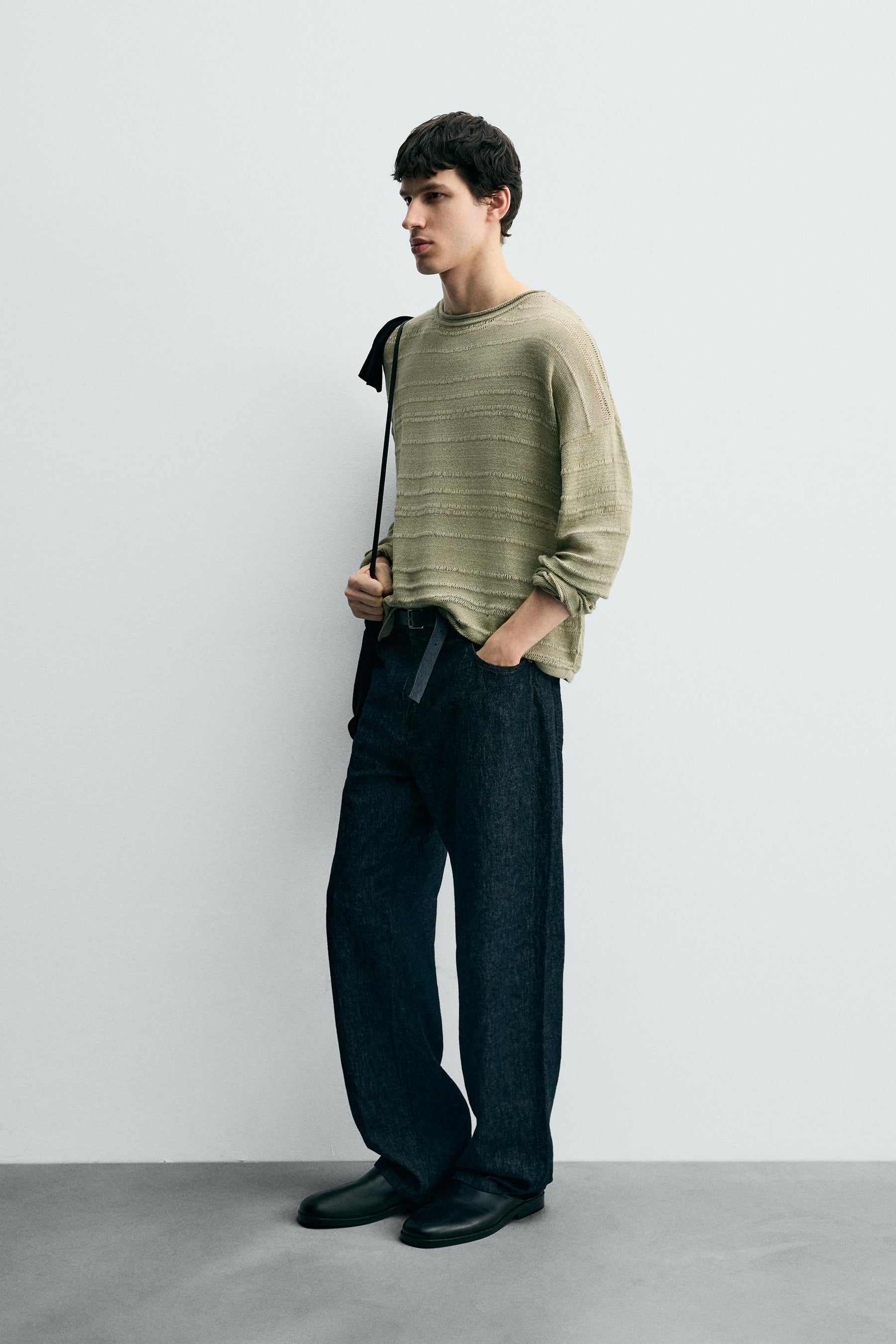 STRIPED JACQUARD SWEATER - Image 4