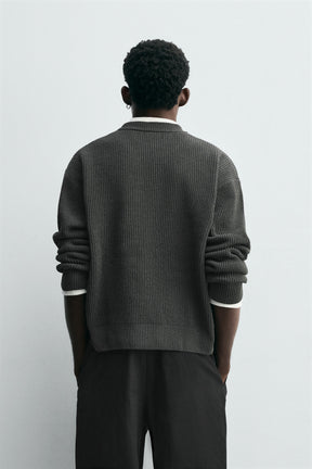 CHENILLE TEXTURED JUMPER - Image 3