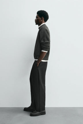 Strukturierter Chenille-Pullover