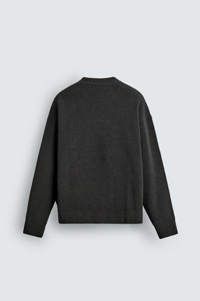 Strukturierter Chenille-Pullover