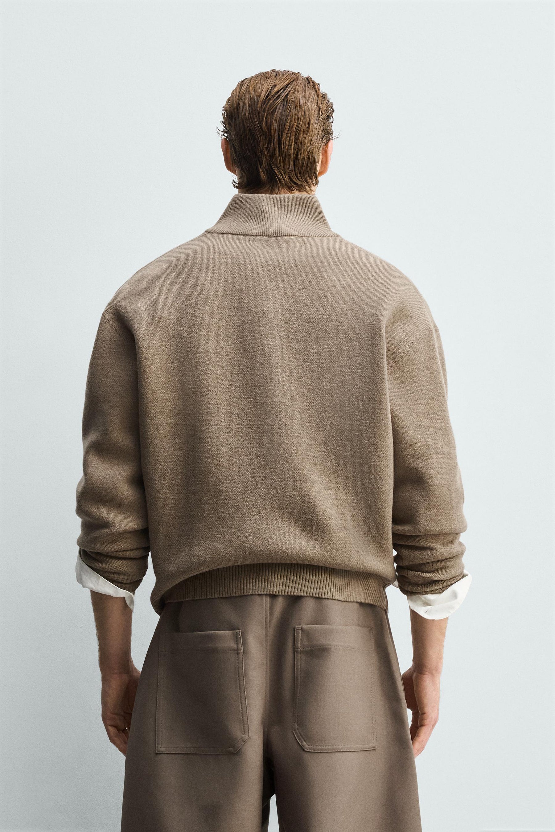 Pullover mit Reißverschlusskragen