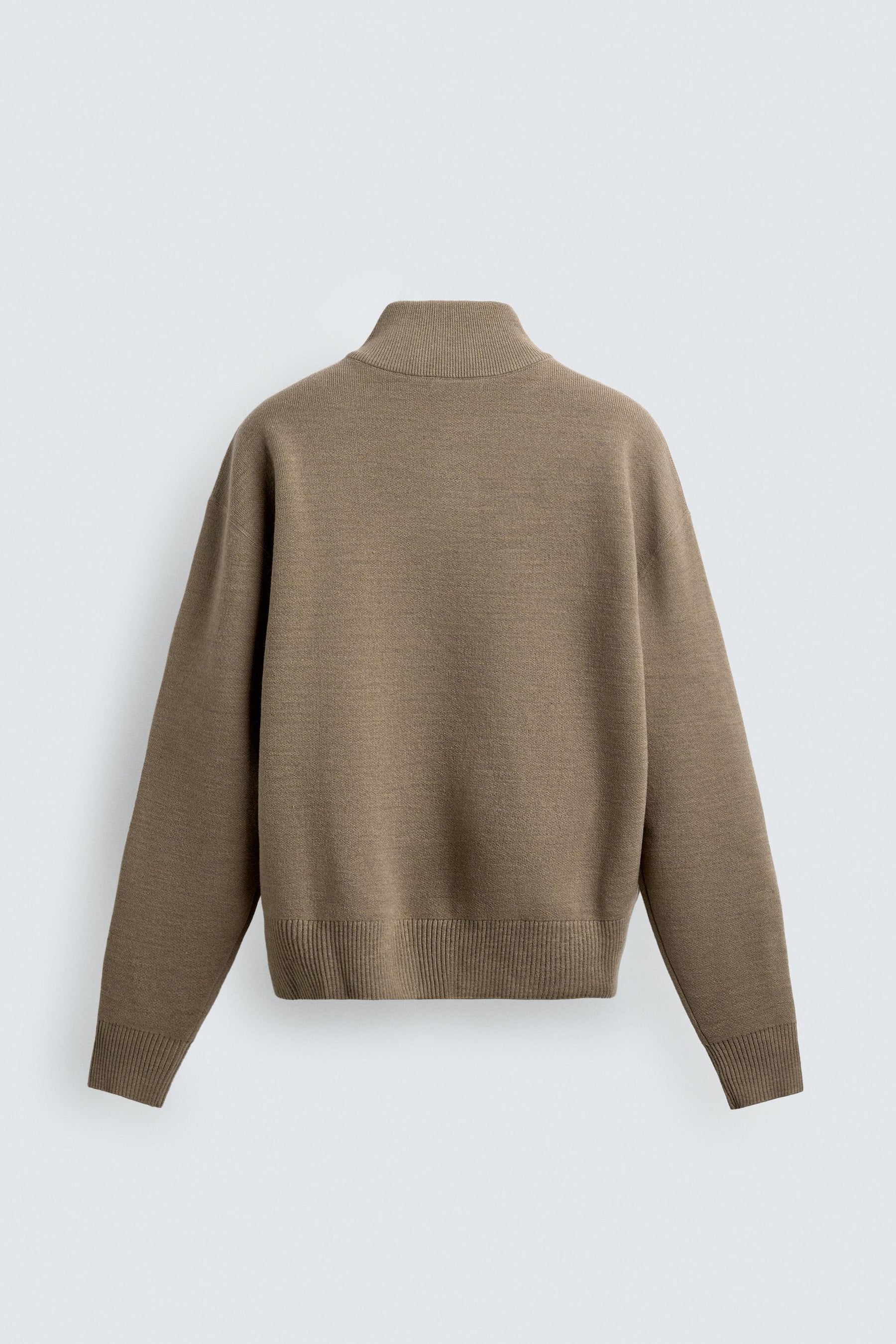 Pullover mit Reißverschlusskragen