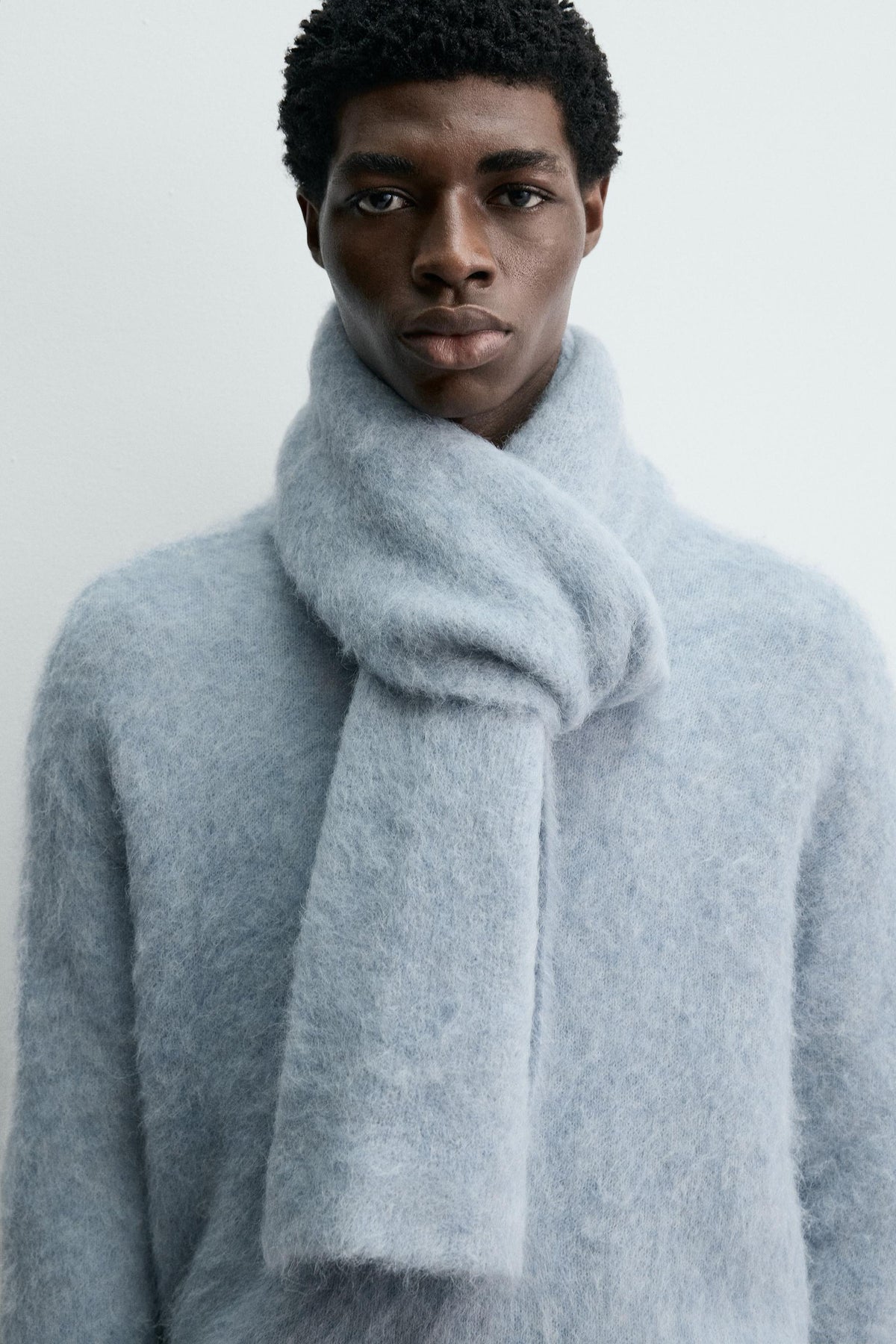 Alpaka-Mischgewebe-Schal