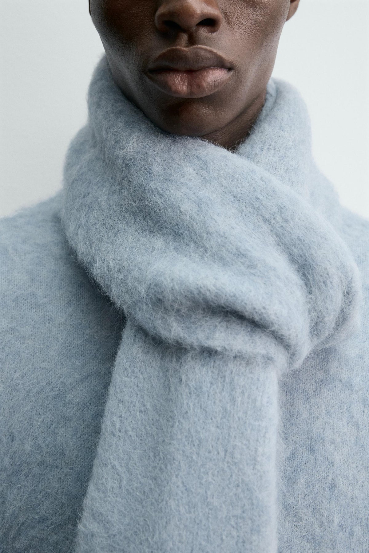 Alpaka-Mischgewebe-Schal