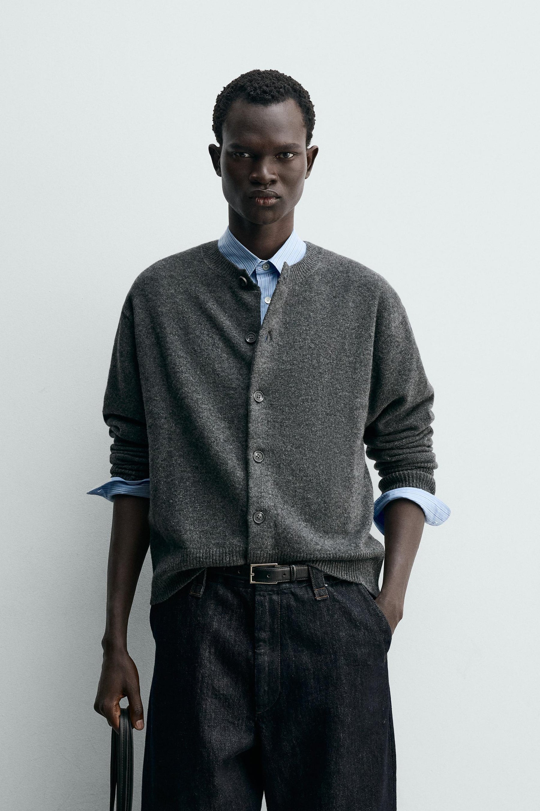 Lässiger Wollcardigan