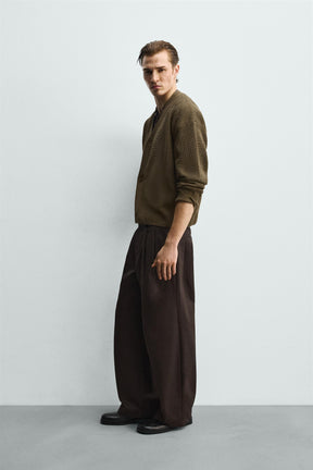 Strukturierter, lässiger Cardigan