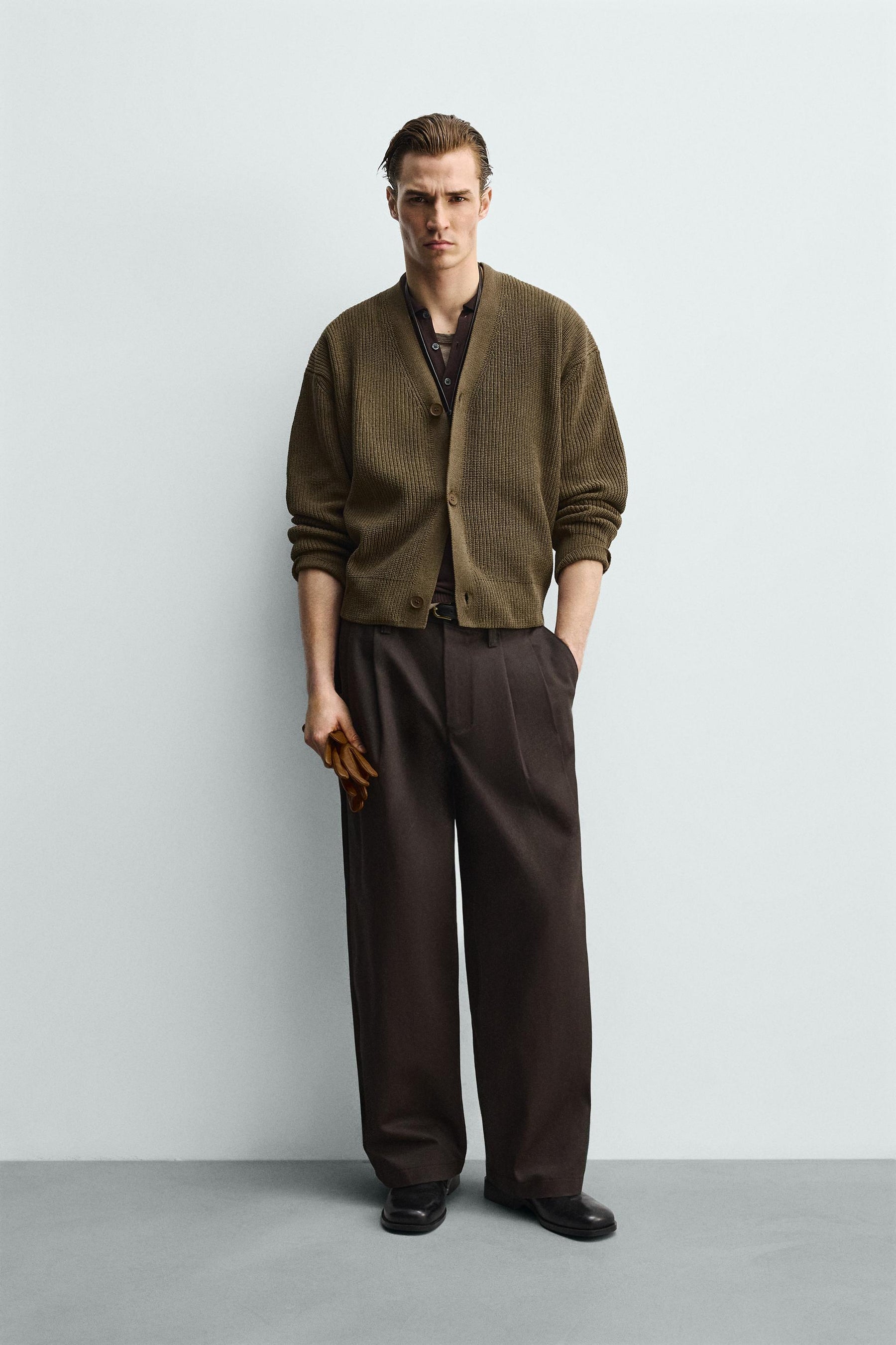 Strukturierter, lässiger Cardigan