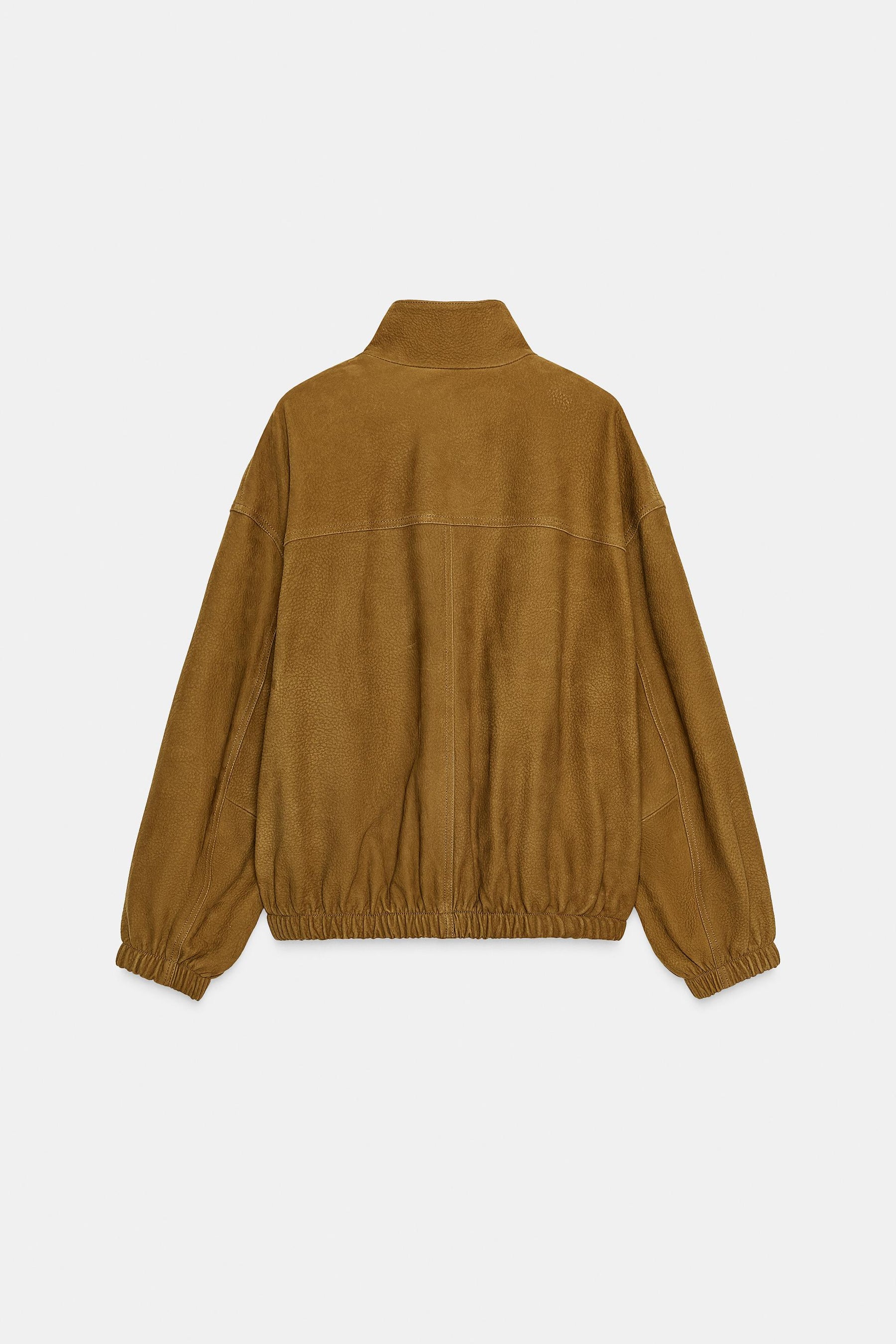 Bomberjacke aus 100 % Leder