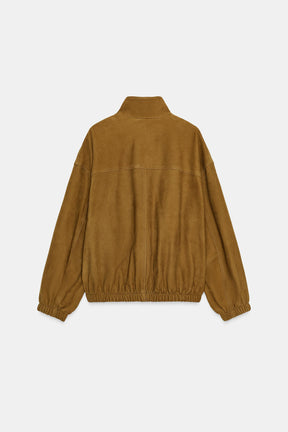 Bomberjacke aus 100 % Leder