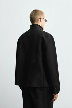 COTTON-LINEN SUIT BLAZER - Image 3