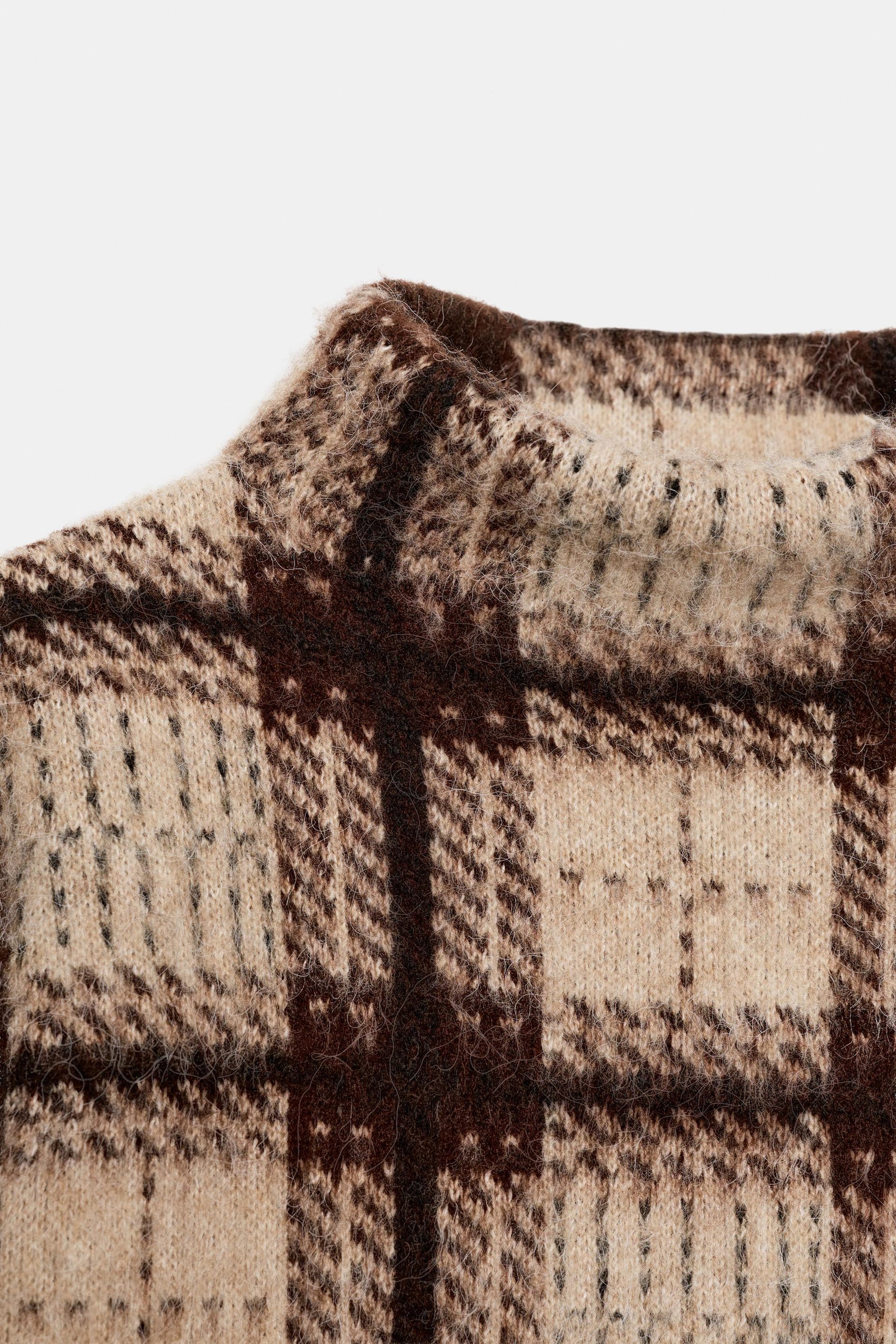 Strickpullover mit gebürsteter Optik