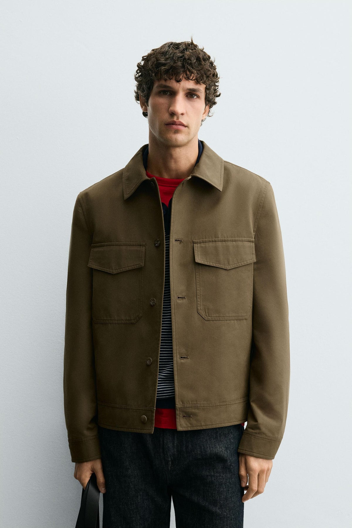 COTTON BLEND TECHNICAL JACKET - Image 2