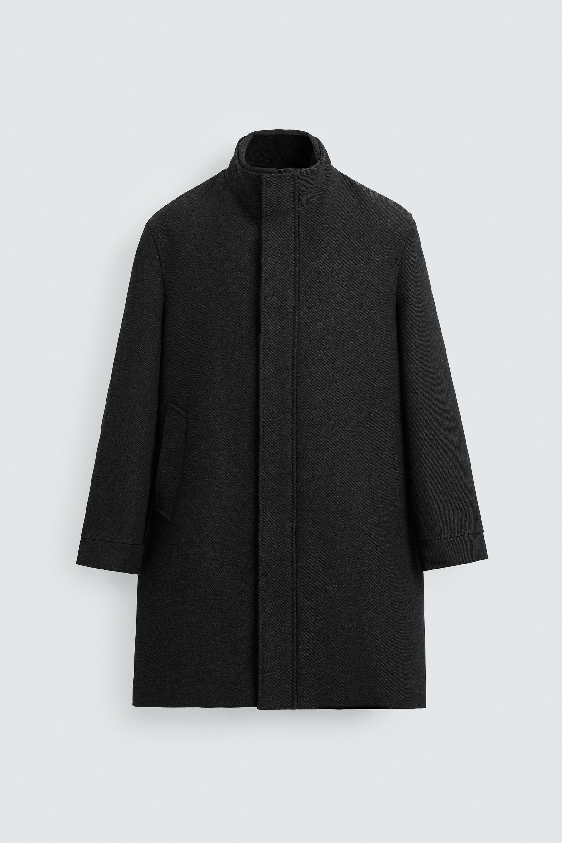 Mantel mit abnehmbarem Kragen