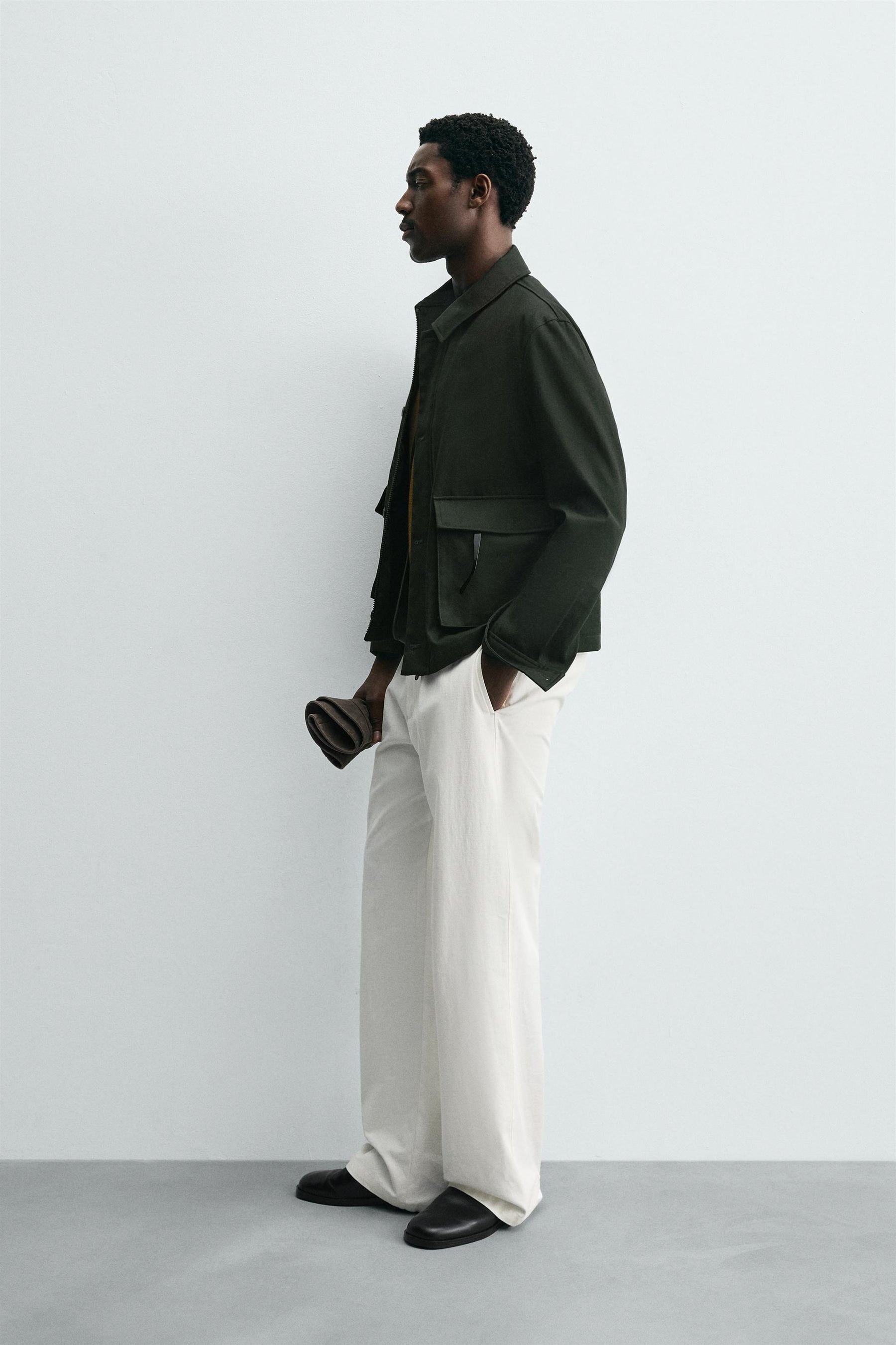 REGULAR FIT JACKET WITH POCKETS - Image 4