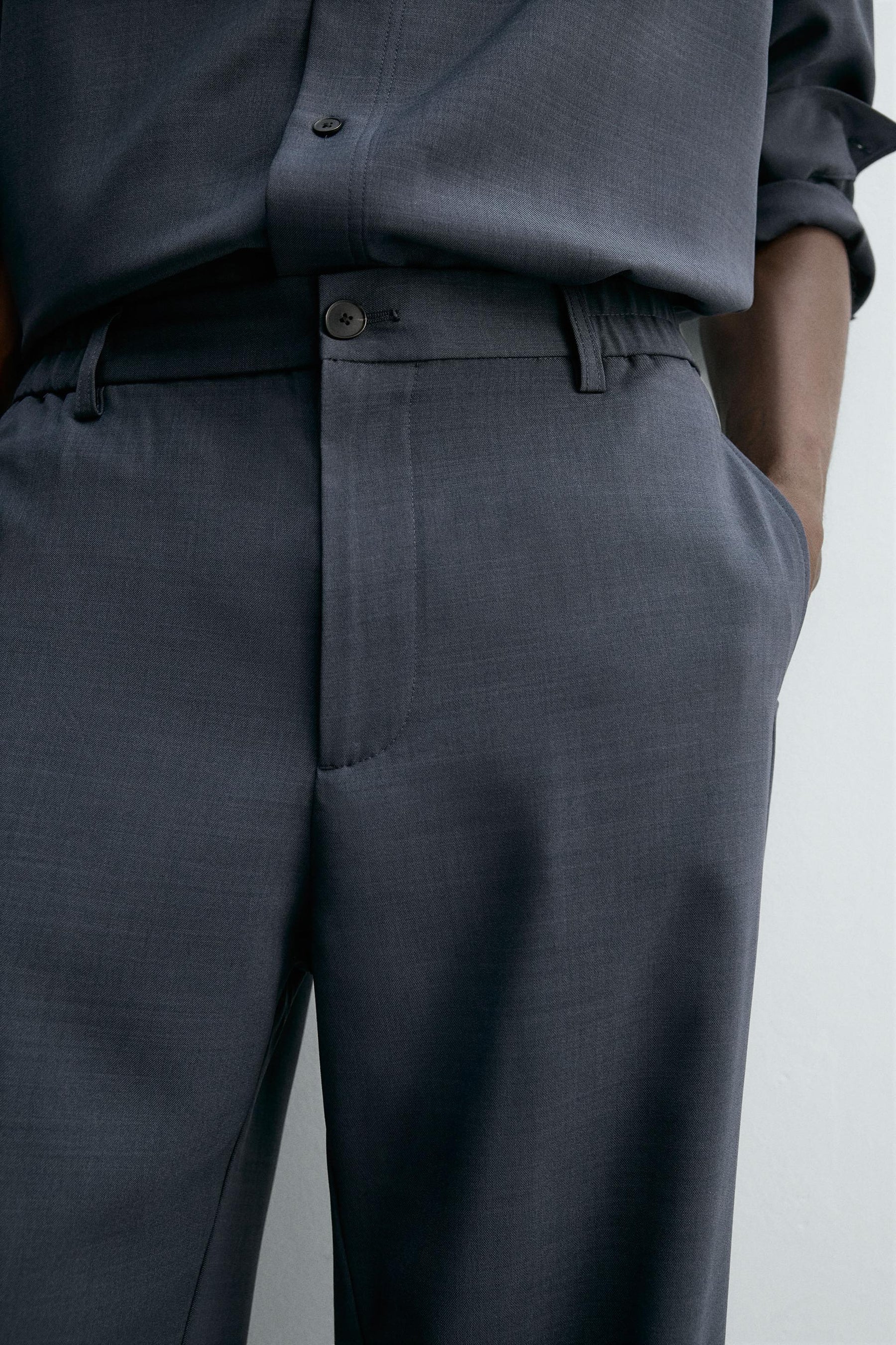 RELAXED FIT FLOWING TROUSERS - Image 6