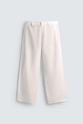FLOWING TROUSERS WITH SIDE PLEATS - Image 8